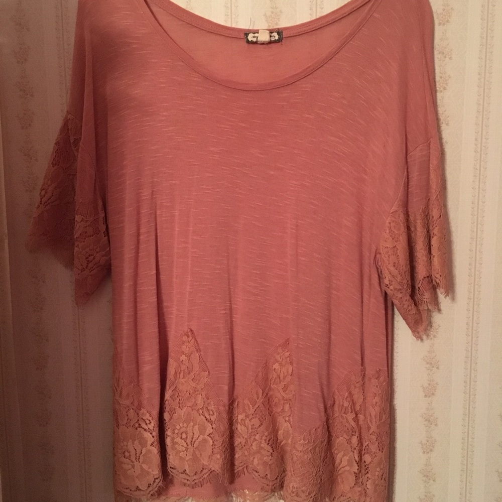 Light pink top
